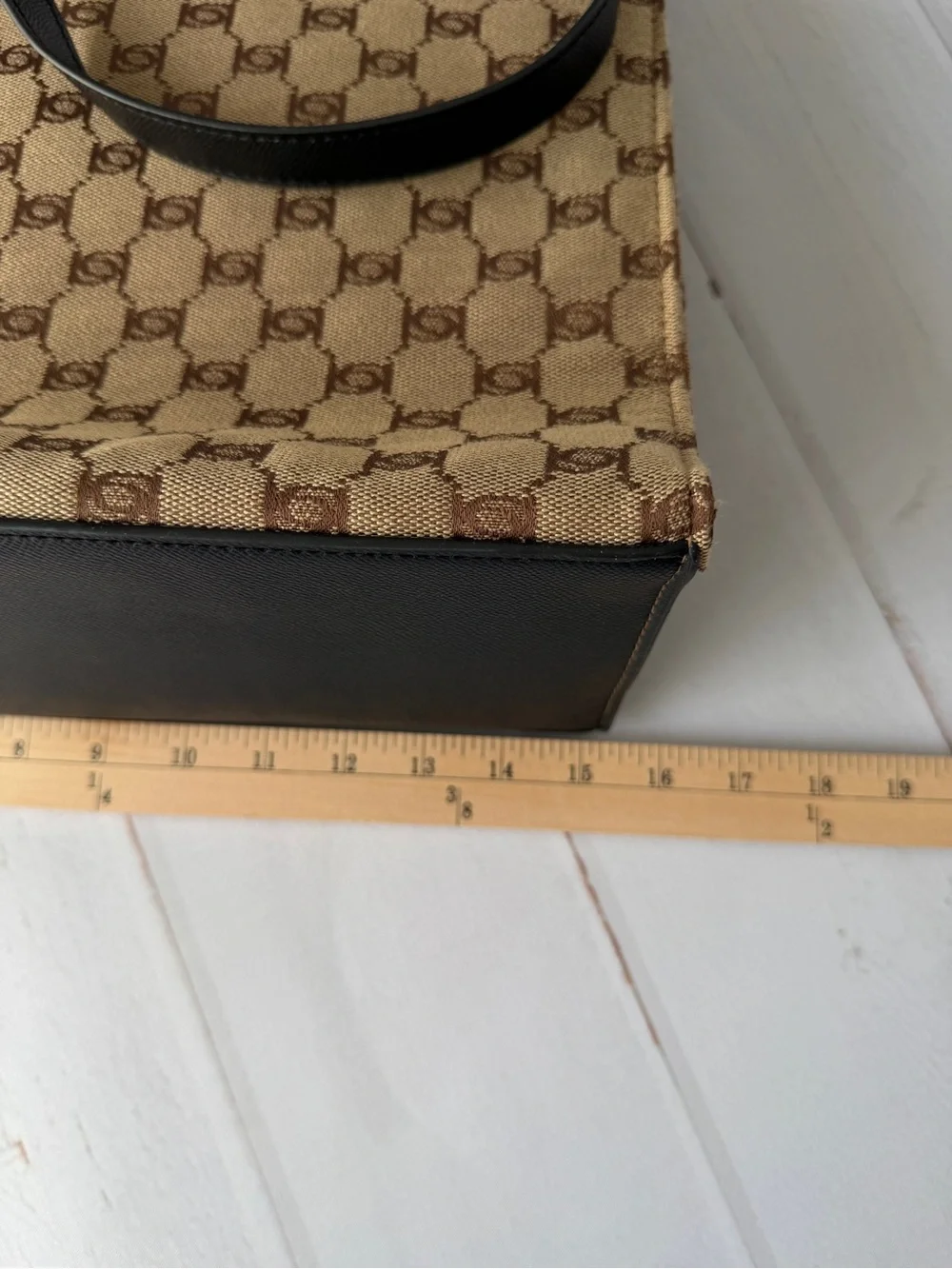 Bebe Los Angeles Monogram Logo Y2K Tote Bag Large